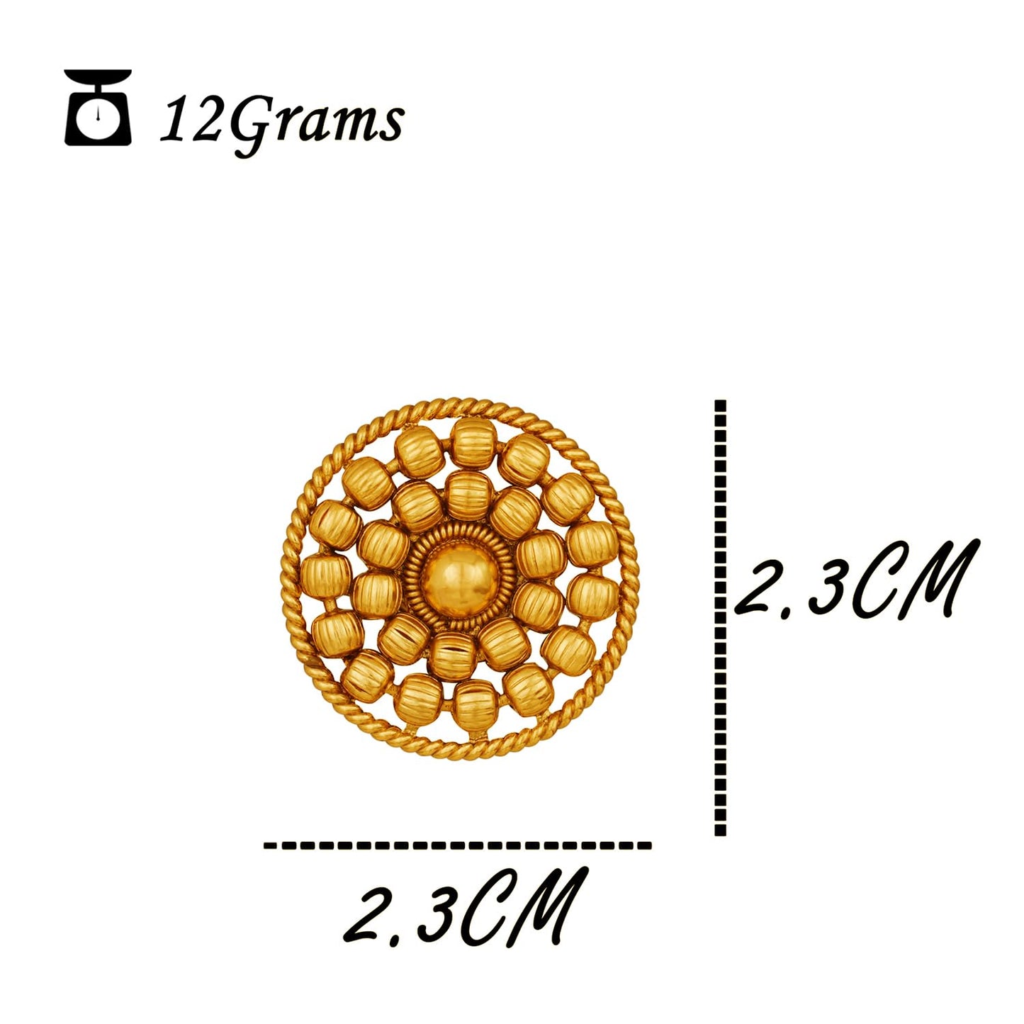 Elegant Gold-Plated Stud Earrings – Minimalist Jewelry for Daily Wear