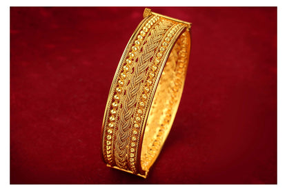 One Gram Gold Plated Openable Kada (2.6 Size)