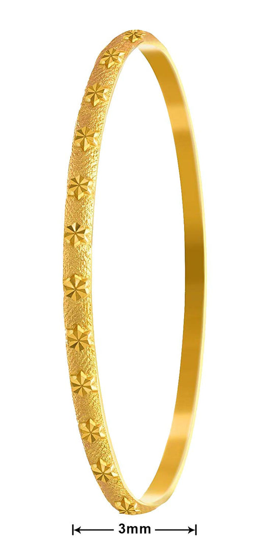 Jfl For Less Gold Plated Bangle