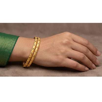 Jfl For Less Gold Plated Bangle