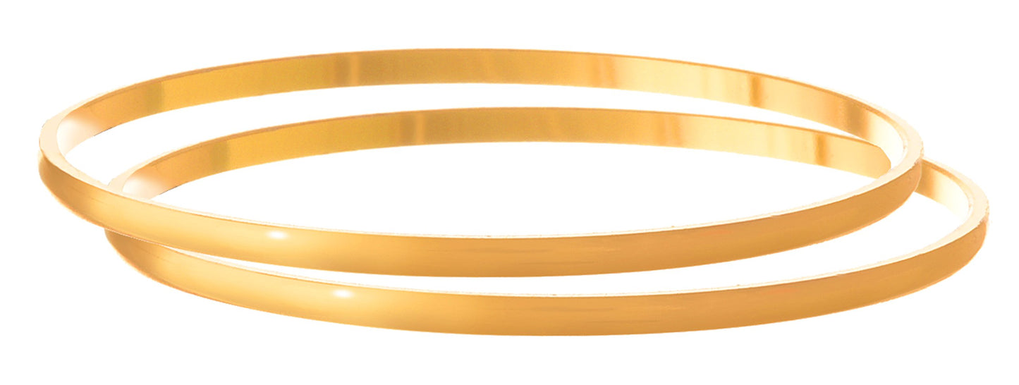 One Gram Gold Plated Bangle Set