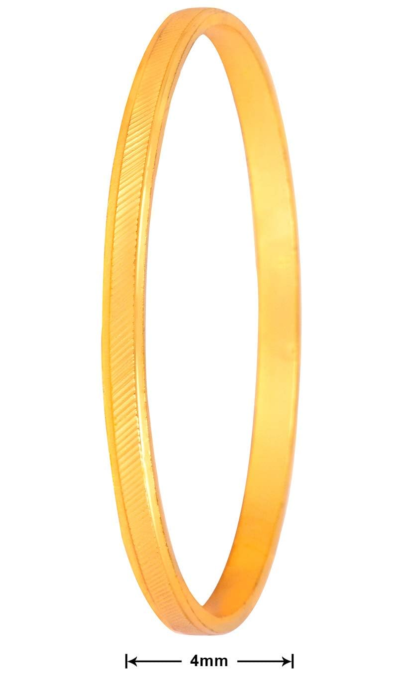 Casual One Gram Gold Plated Bangle Pair (2.2)