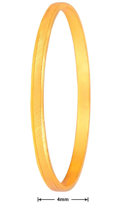 Casual One Gram Gold Plated Bangle Pair (2.2)