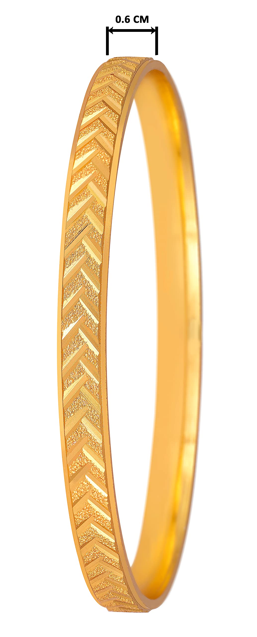 1 Gram Gold Plated Bangle (Set Of 2)