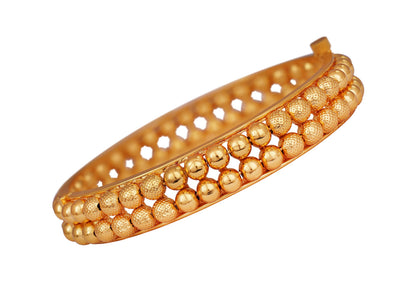 One Gram Micro Gold Plated Golden Beads Openable Kada Temple (24)