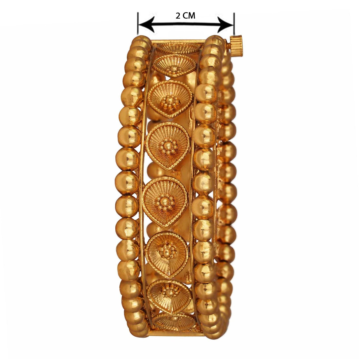 Gold Plated Openable Kada