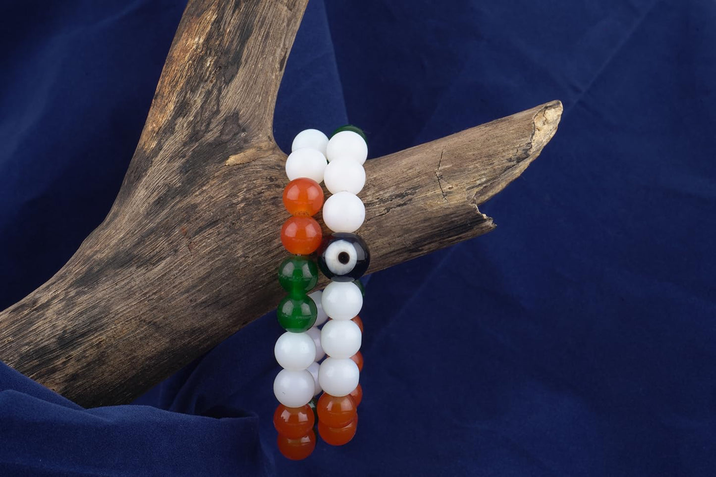 Handmade Warli Art Beaded Necklace Set – Red & Black Ethnic Design