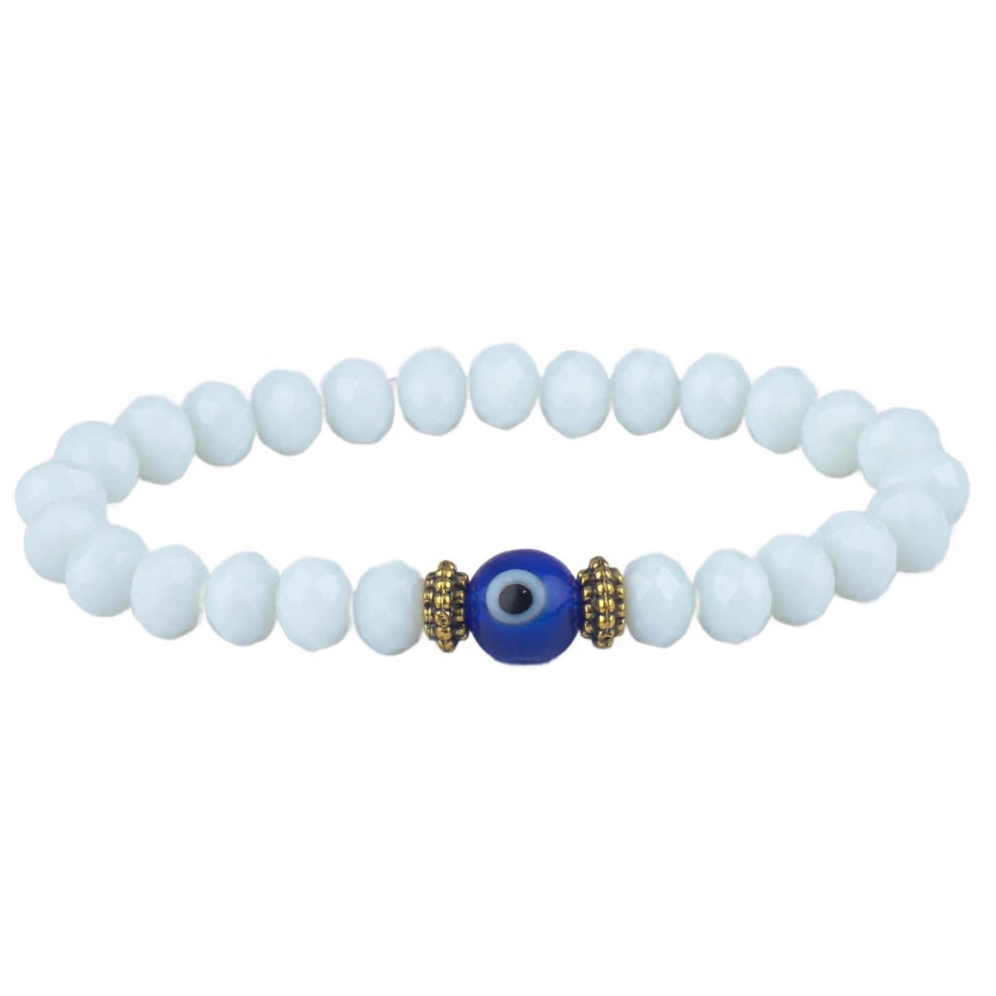 Tri-Color Stretchable Bracelet – Handmade Patriotic India Flag Design