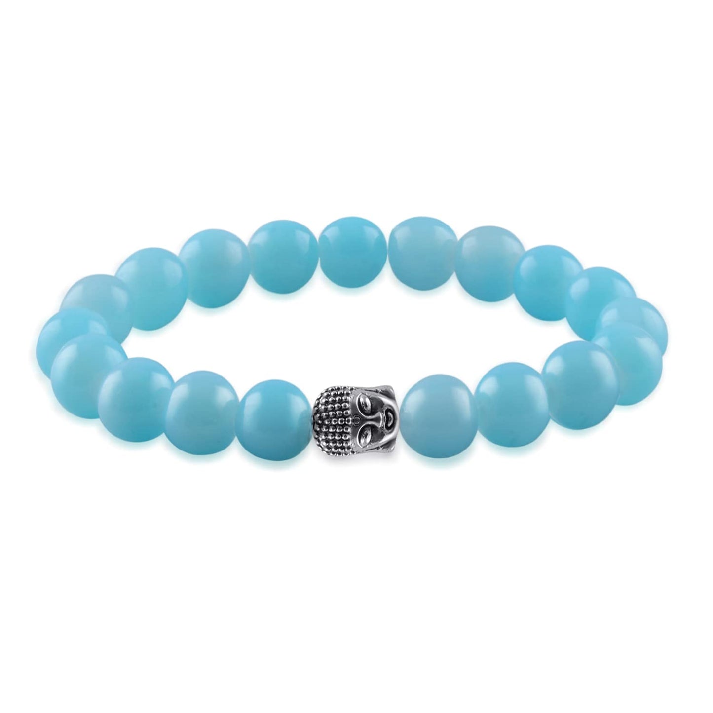 Turquoise, Onyx & Rainbow Crystal Bracelet Set – Buddha Healing Combo