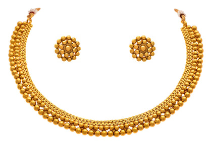 Elegant Gold-Plated Necklace – Minimalist Jewelry for Daily and Festive Wear