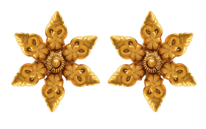 Gold Plated Necklace With Earrings