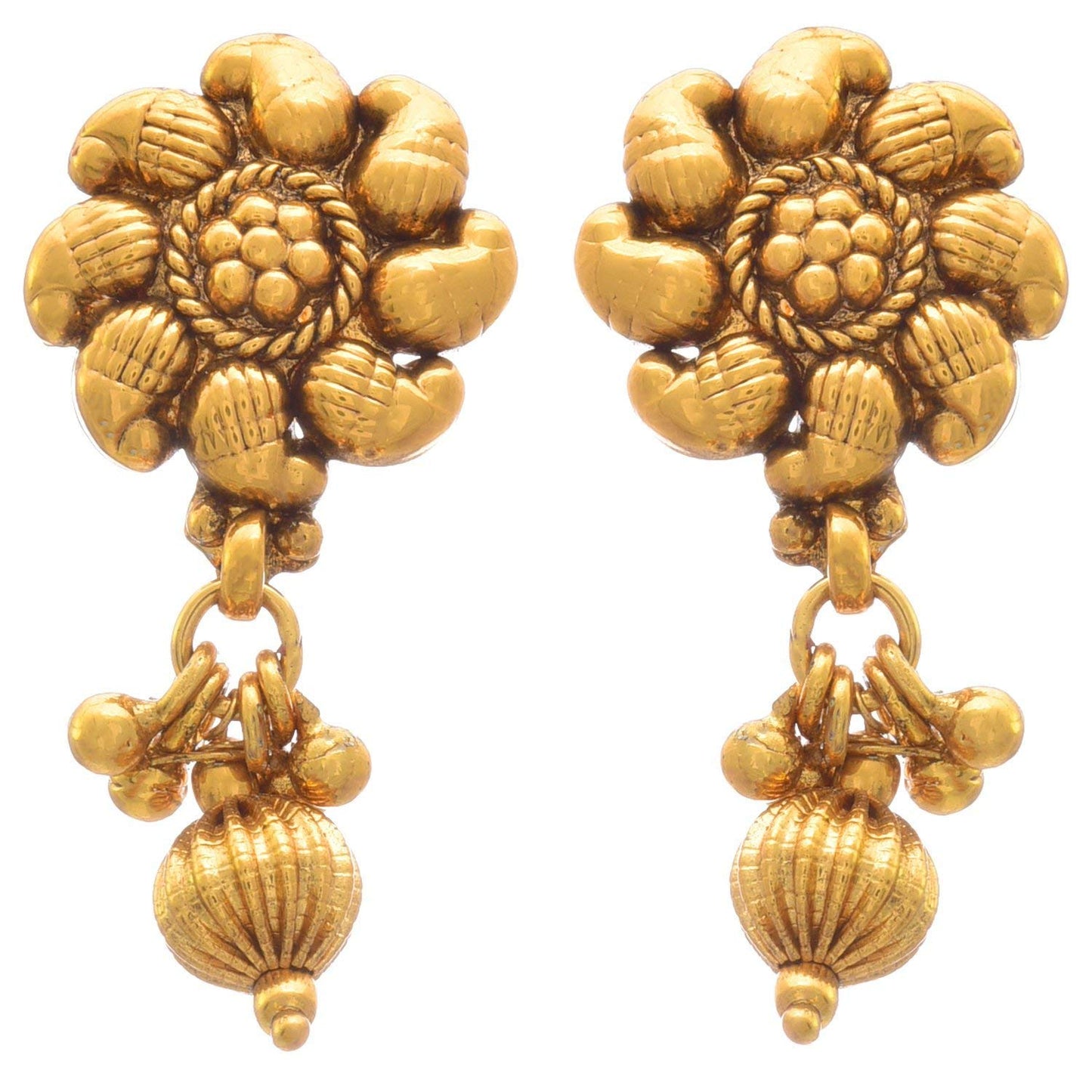 And 1 G Golden Gold Plated Kaerie Necklace Set With Earring