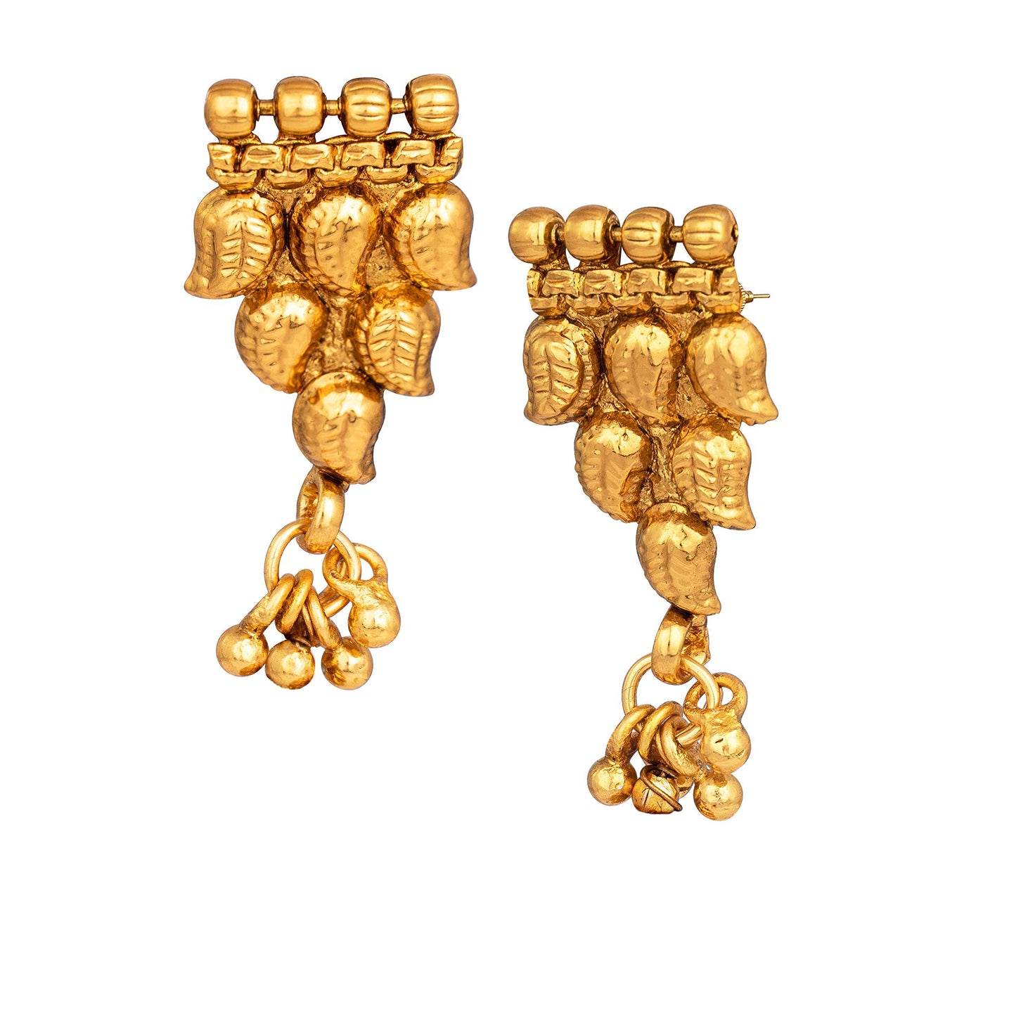 Copper Gold Plated Mango Design Necklace Set