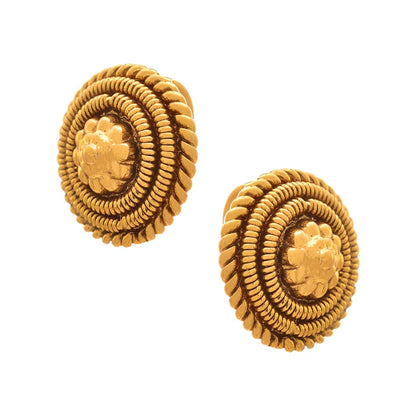 1 Gram Gold-Plated Love Pendant Set – Traditional Elegant Jewelry