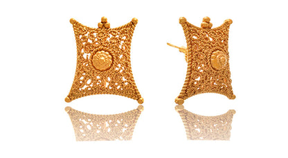 For Lass Gold Plated Pendant Set - Love